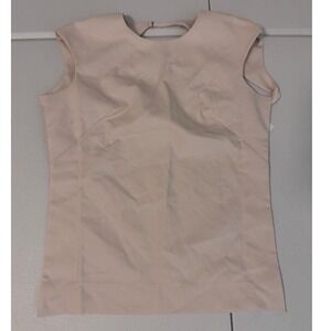 Locker Room Pink Mesh Cutout Back‎ Sleeveless Top Blouse Small aa